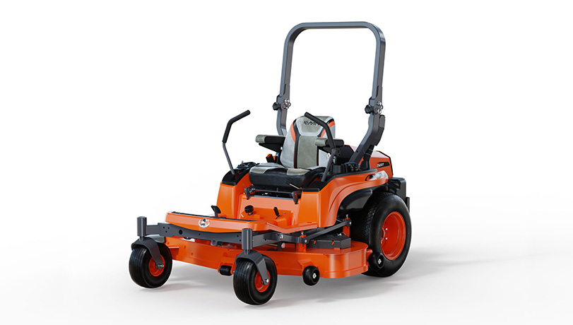 Kubota ZG227A-60 Mower isolated on a white sweep background.