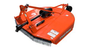 Land Pride RCF2060/RCF2072 Rotary Cutter attachment photographed on an isolated white sweep.