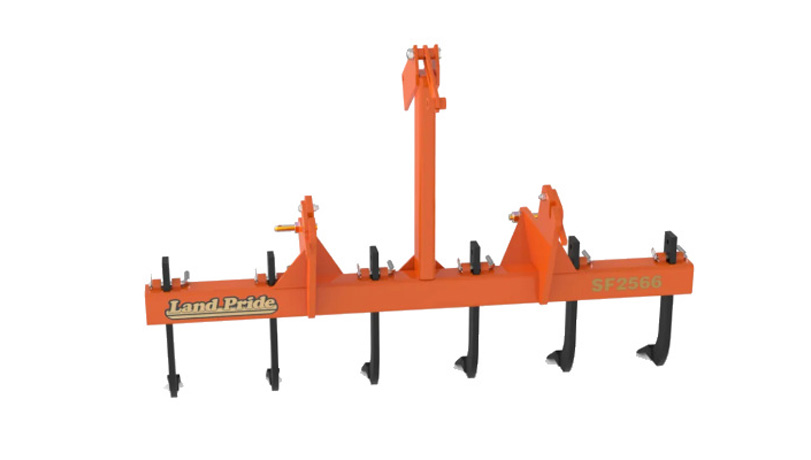 Land Pride SF25 Series Scarifiers isolated on a white background.