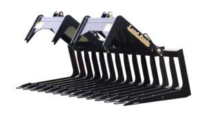 Land Pride SGC15 Series Skeleton Grapples photographed isolated on a white sweep background.