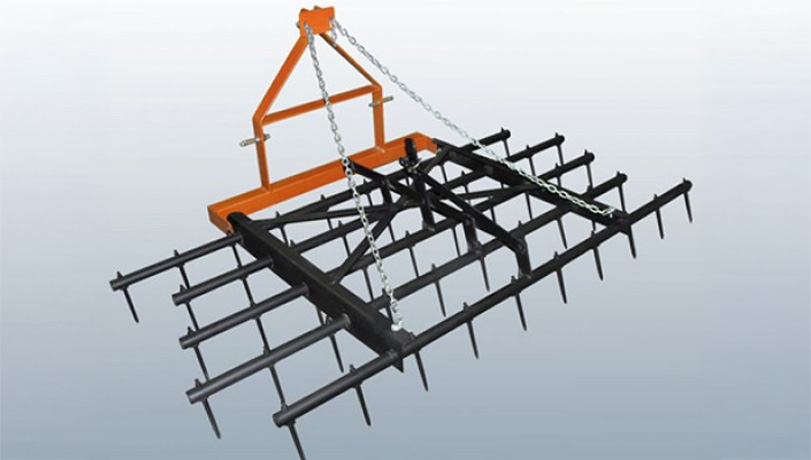 Land Pride STH15 Series Spike Tooth Harrows isolated on a background gradient.