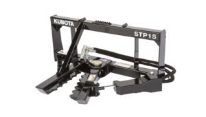 New Land Pride STP15 Series Tree-Post Puller isolated on a white background.