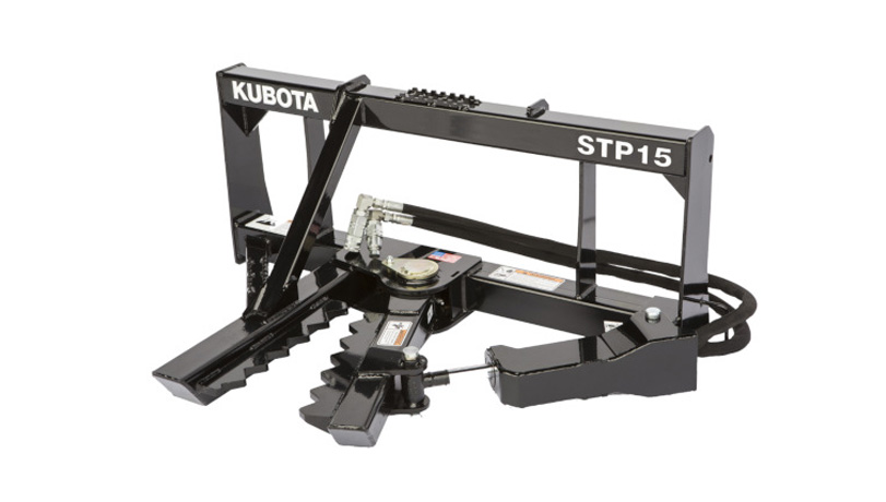 New Land Pride STP15 Series Tree-Post Puller isolated on a white background.