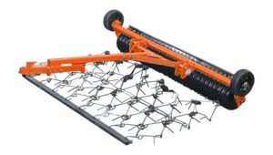 Land Pride Drag Harrows isolated and photographed on a white sweep.