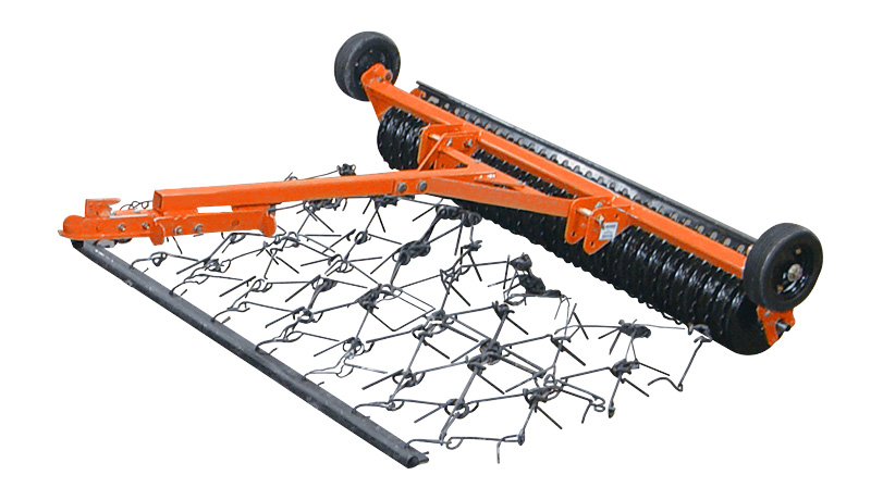 Land Pride Drag Harrows isolated and photographed on a white sweep.