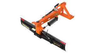 Land Pride RBT40 Series Rear Blade isolated on a white sweep.