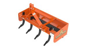 Land Pride BB05 Series Box Scraper photographed on a white sweep.