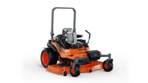 New Kubota ZD1211RL-72R photographed on a white sweep.