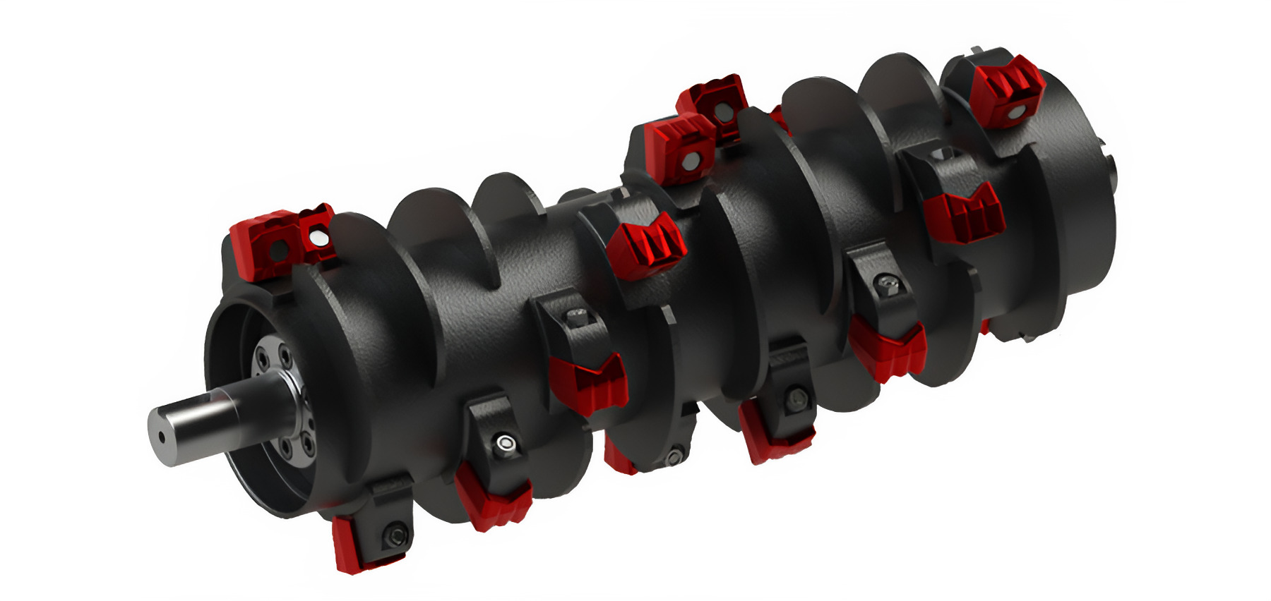 Isolated rendering of a Bullhog F/MX Standard Flow rotor.
